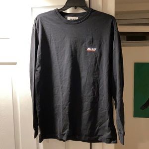 PALACE Navy Blue Longsleeve Tee - Men’s L